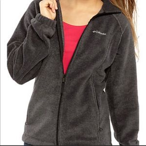 Columbia women's full zip fleece jacket Size L